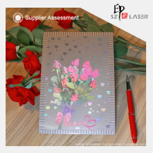 300g Custom Pattern Holographic Greeting Cards